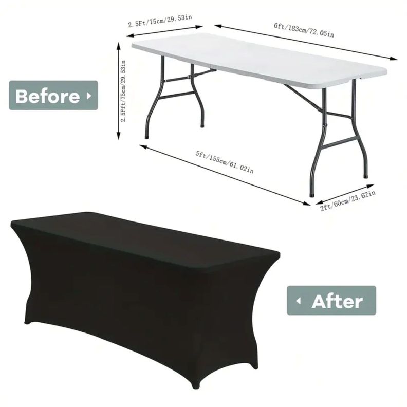 FUNDA MANTEL ELÁSTICA PARA MESA DE EVENTO RECTANGULAR-3
