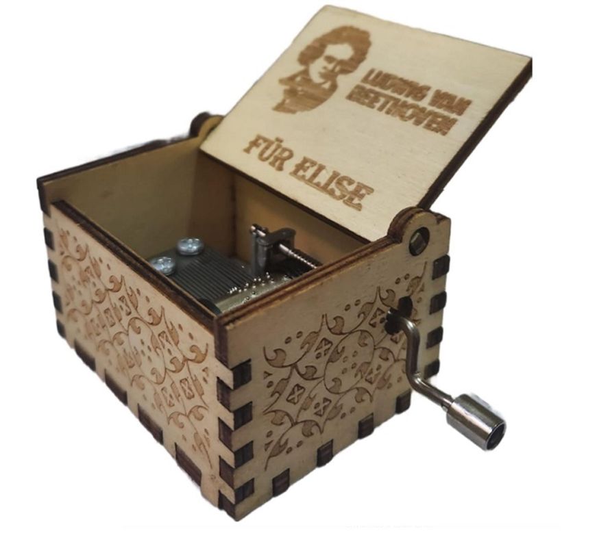 BEETHOVEN  FUR ELISE CAFE CAJA MUSICAL -1