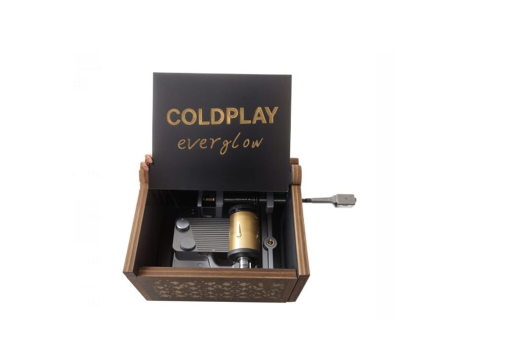 CAJA MUSICAL DE COLD PLAY EVERGLOW