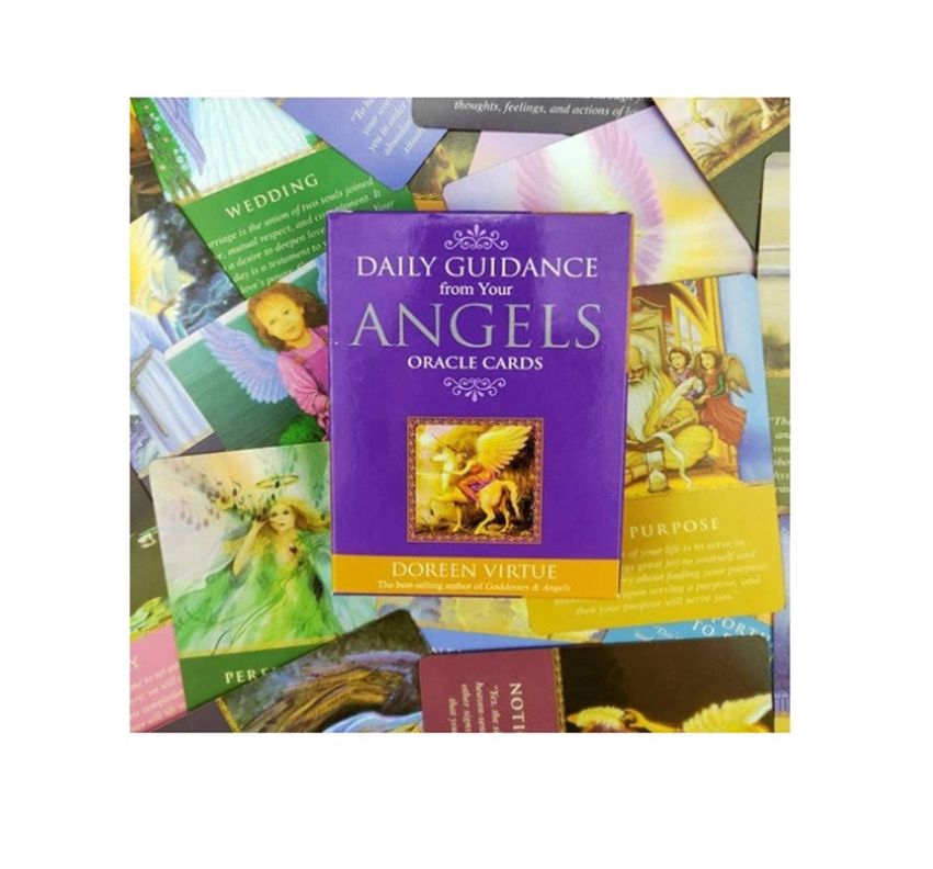 JUEGO DE 44 CARTAS DE ORACULO GUIA DIARIA DE LOS ANGELES-3