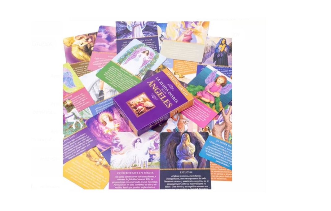 JUEGO 44 CARTAS TAROT AYUDA DIARIA DE LOS ANGELES EN ESPAÑOL-3