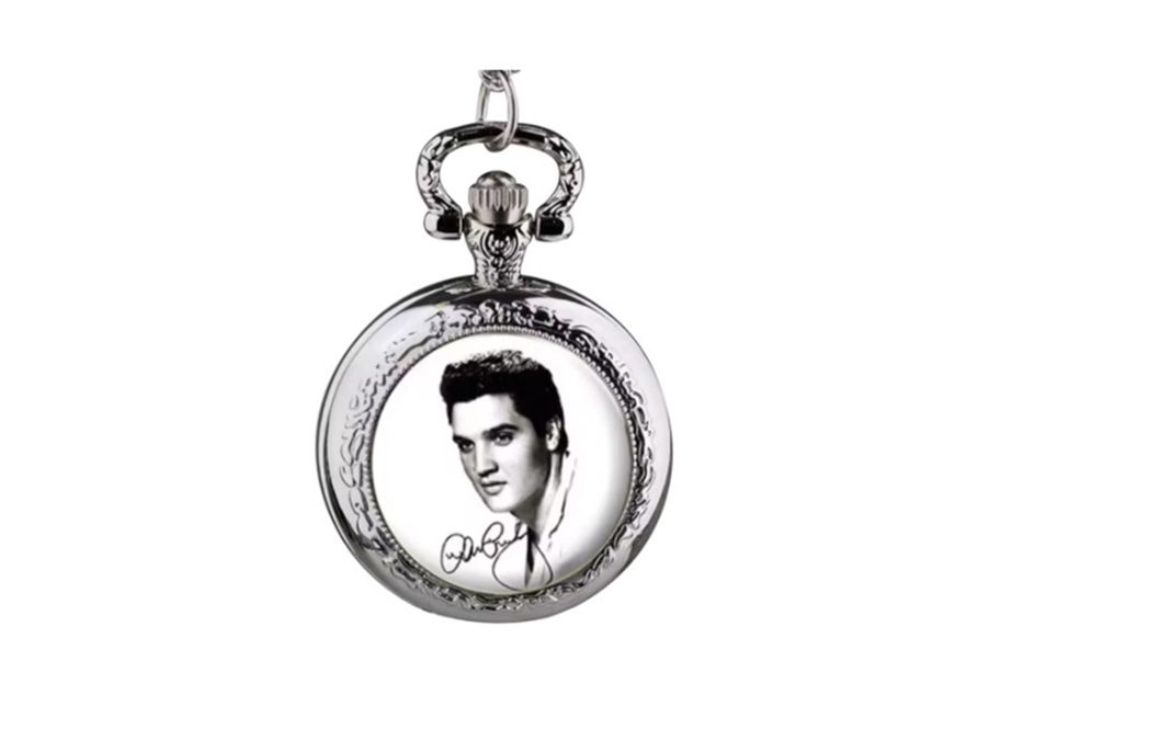 RELOJ DE BOLSILLO ELVIS PRESLEY