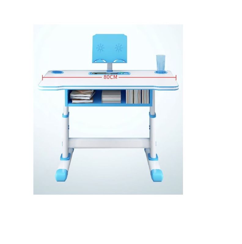 JUEGO DE ESCRITORIO MESA Y SILLA PARA NIÑOS CELESTE-1