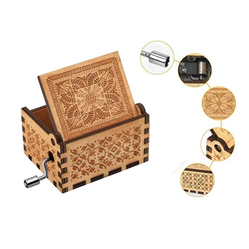 CAJA MUSICAL CON MANIVELA SAILOR MOON CAFE-2