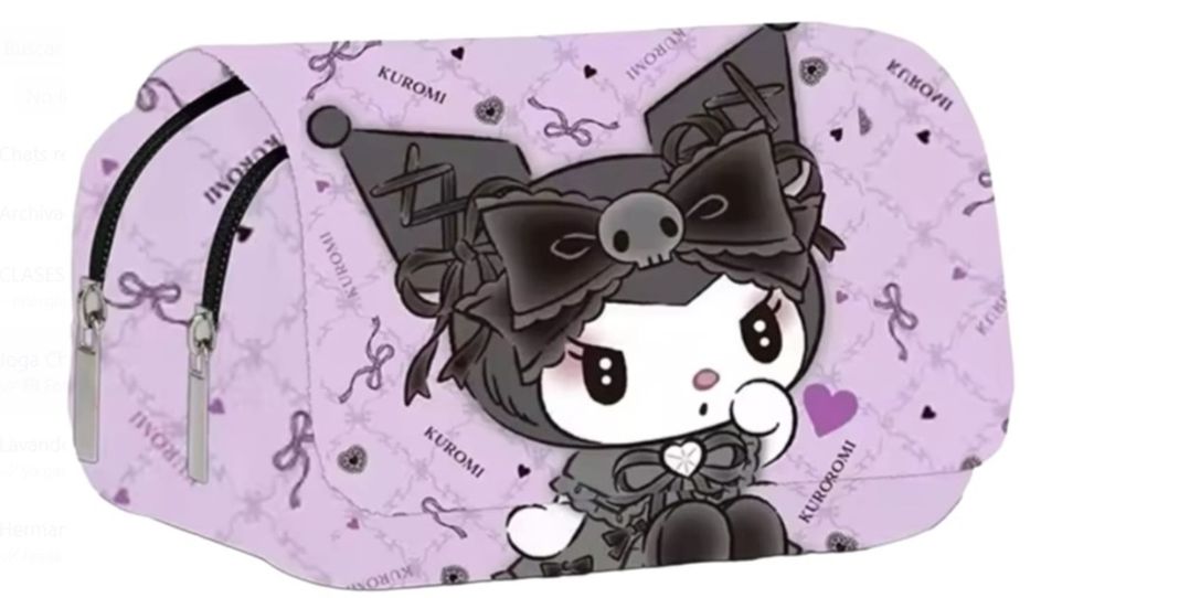 ESTUCHE DE PERSONAJE ANIME KUROMI-0