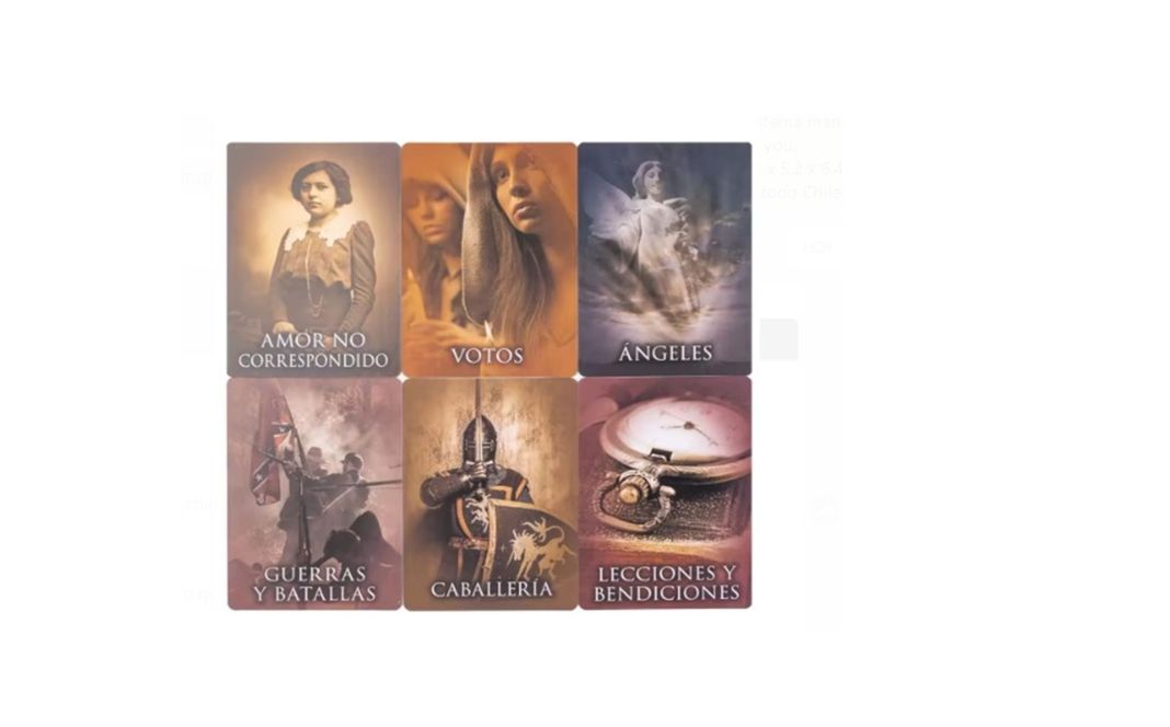 JUEGO DE 44 CARTAS ORACULOS DE VIDAS PASADAS-1