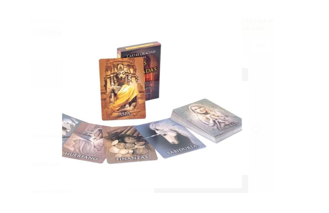 JUEGO DE 44 CARTAS ORACULOS DE VIDAS PASADAS-3