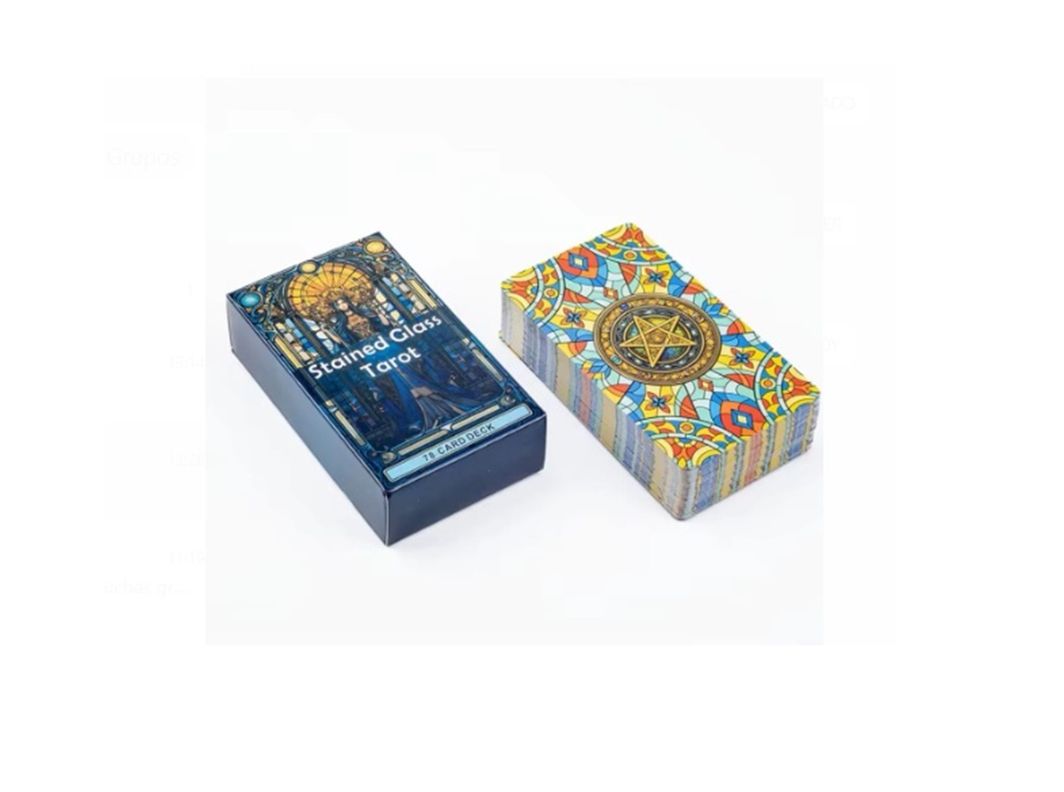 Stained Glass Tarot Alternativo Rider Waite 78 Cartas-0