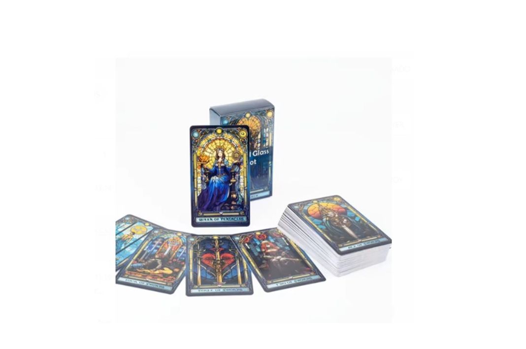 Stained Glass Tarot Alternativo Rider Waite 78 Cartas-1