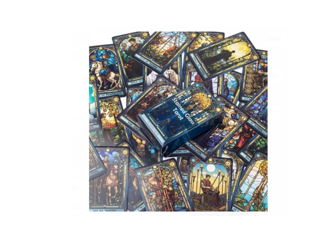Stained Glass Tarot Alternativo Rider Waite 78 Cartas-2