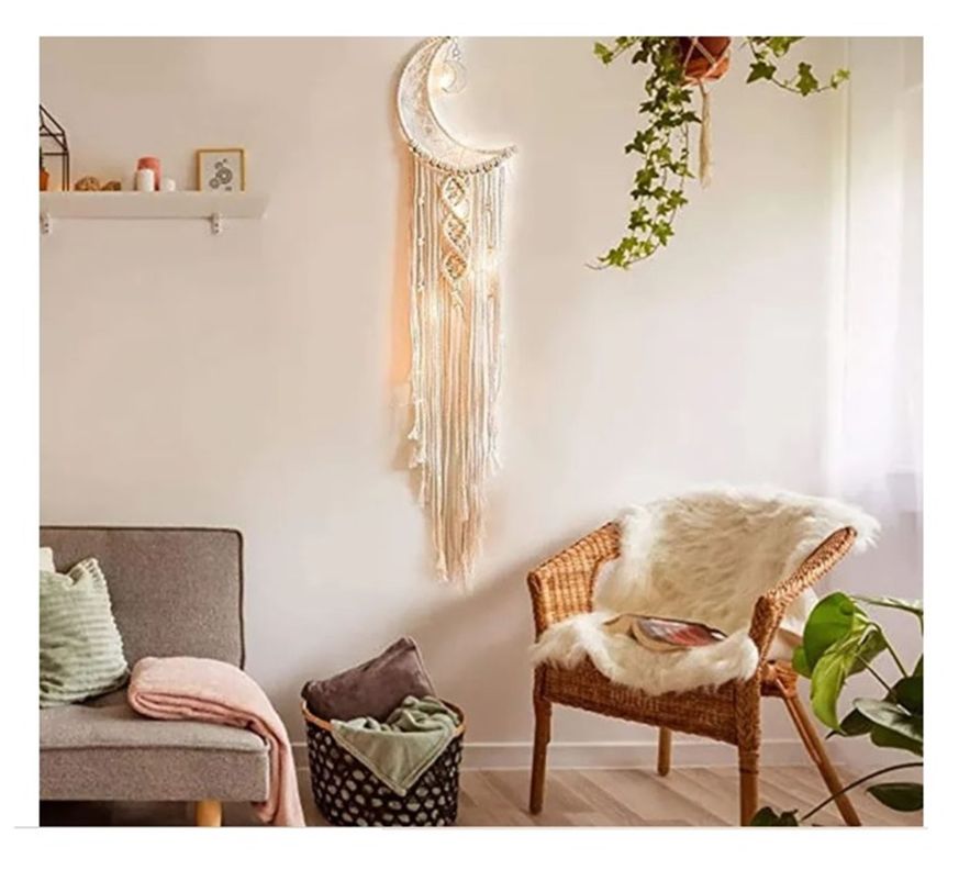 TAPIZ COLGANTE DE PARED DE MACRAME-0