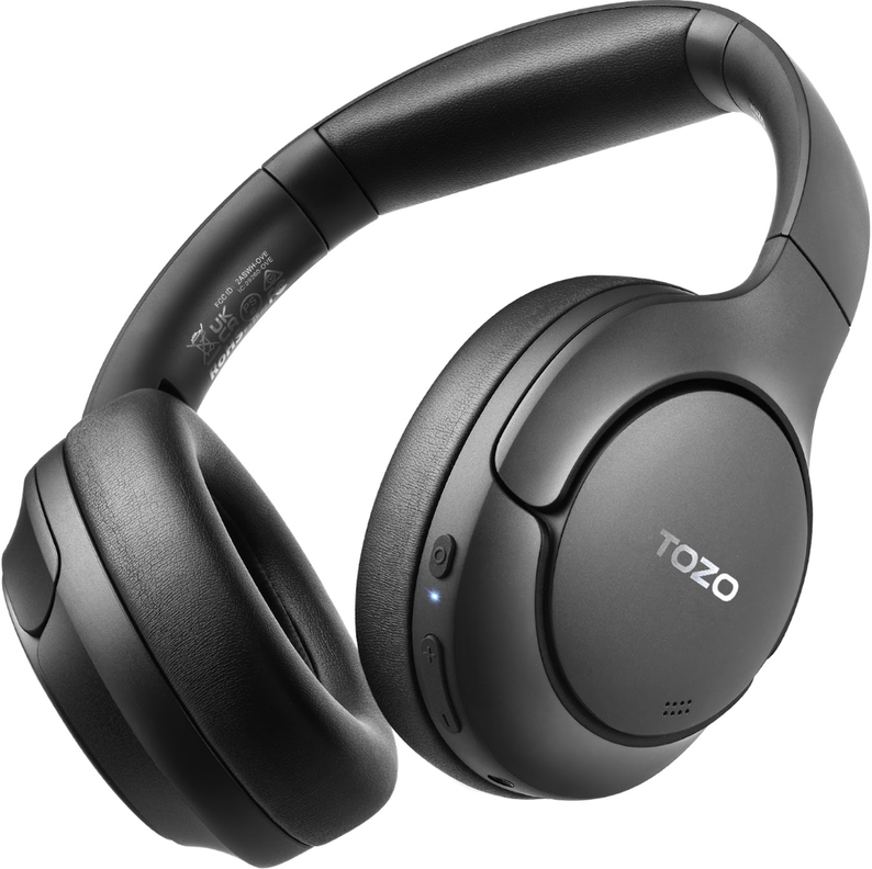Audifonos Inalambricos TOZO H100 Over Ear 70H Bluetooth 5.4 Negro