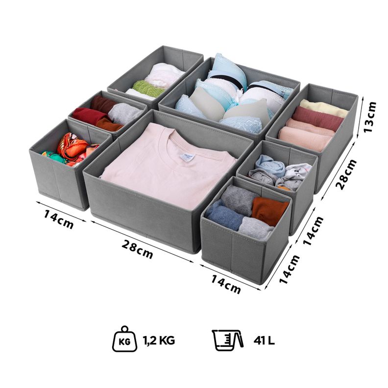 Organizador 8 Divisiones Ropa Interior Accesorios-1