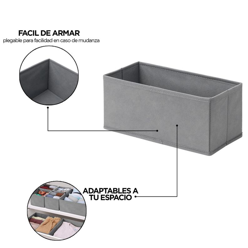 Organizador 8 Divisiones Ropa Interior Accesorios-2