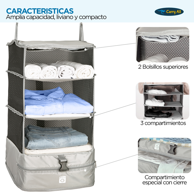 Organizador De Maleta Viaje Carry All Travel Closet S -3