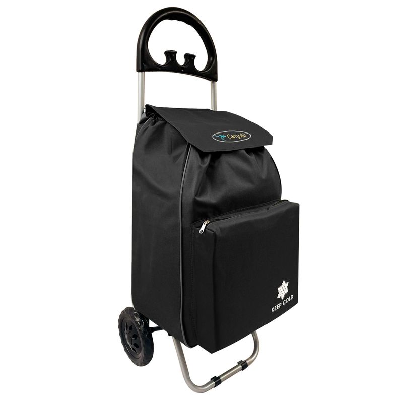Carrito De Compras Plegable Carry All Glasgow 47 Litros Negro-0