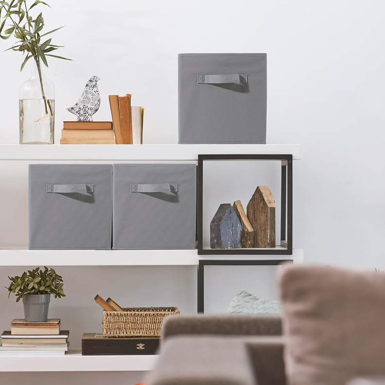 Pack 6 Cajas Cubo Organizadores Plegables Carry All®-5