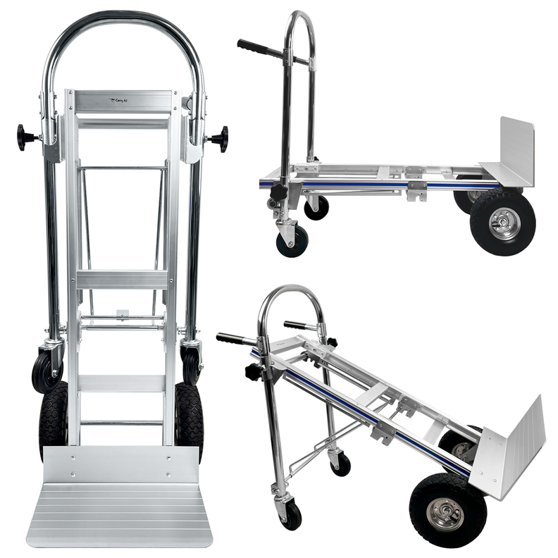 Carro De Carga 3 En 1 Carry All Titan 350 Kg Plegable Yegua Acero