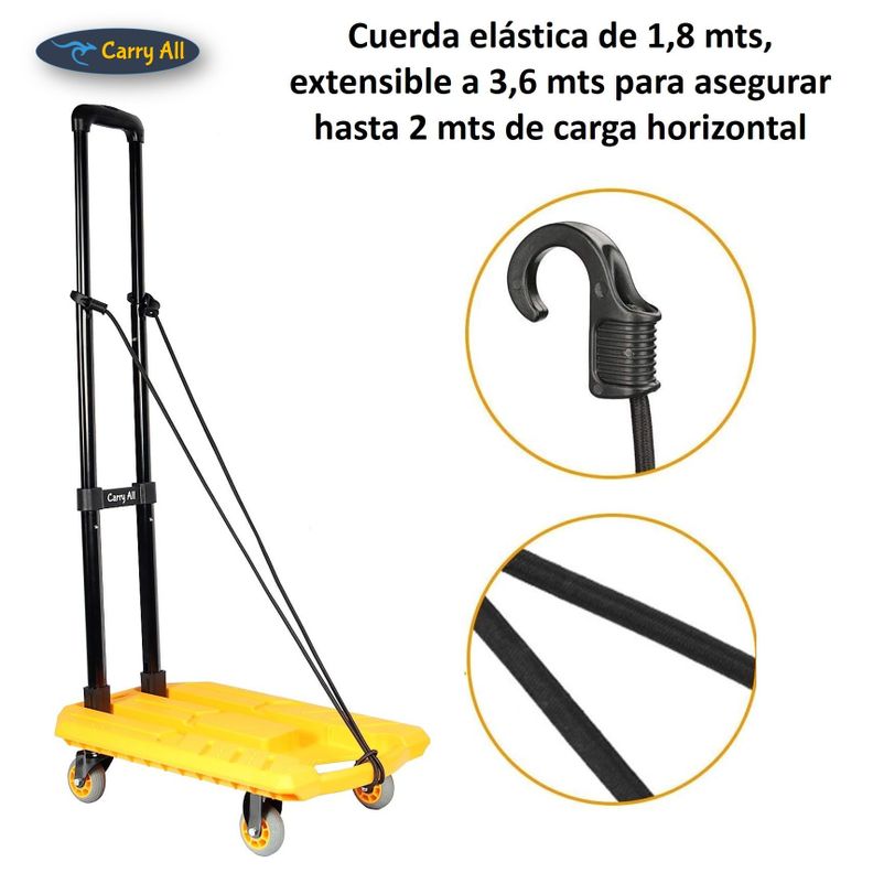 Carro Plegable De Carga Tipo Plataforma 100 Kilos Yegua-4