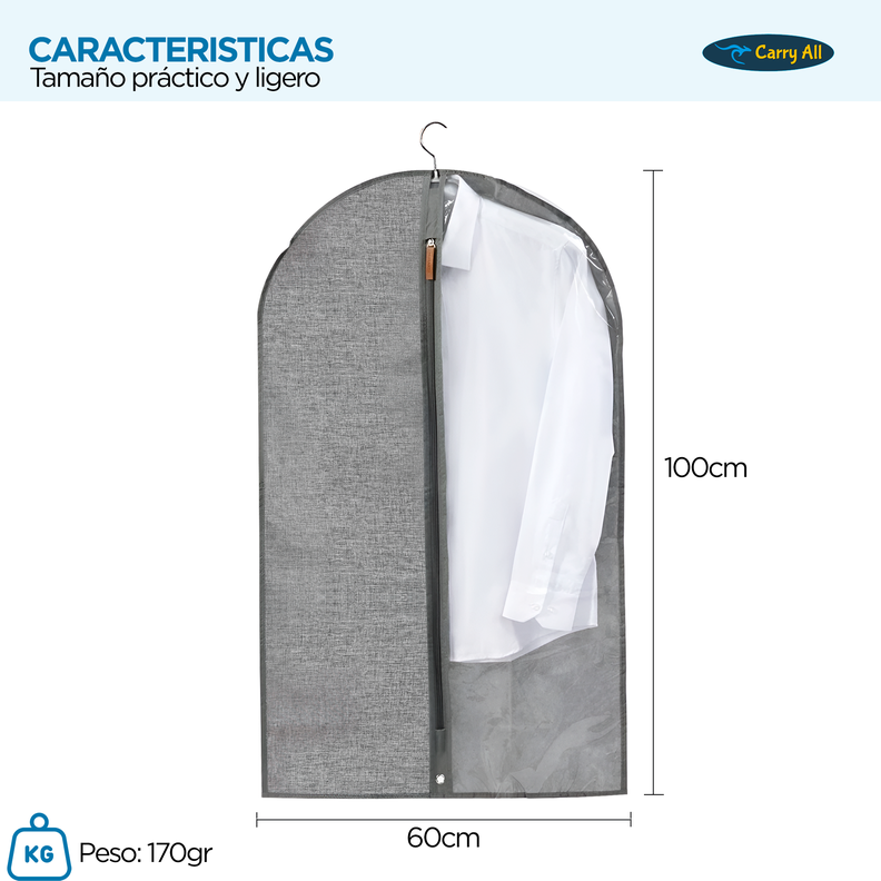 Cubre Traje Funda Ropa Ternos Carry All® Suit Bag -1