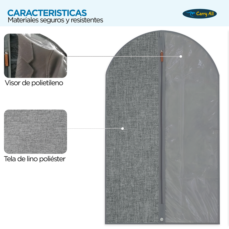 Cubre Traje Funda Ropa Ternos Carry All® Suit Bag -2