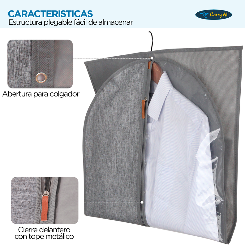 Cubre Traje Funda Ropa Ternos Carry All® Suit Bag -3