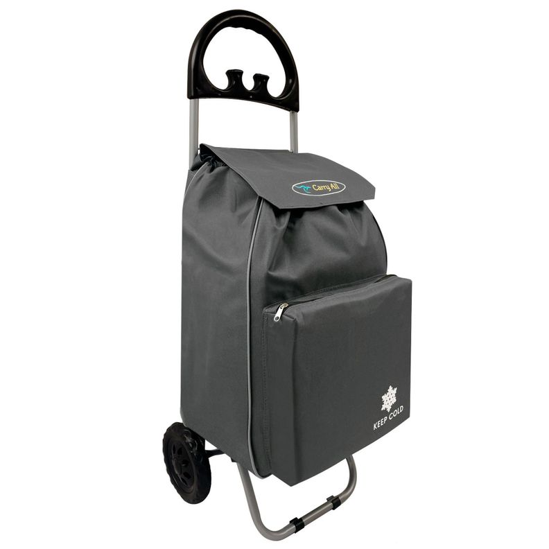 Carrito De Compras Plegable Carry All Glasgow 47 Litros Gris-0