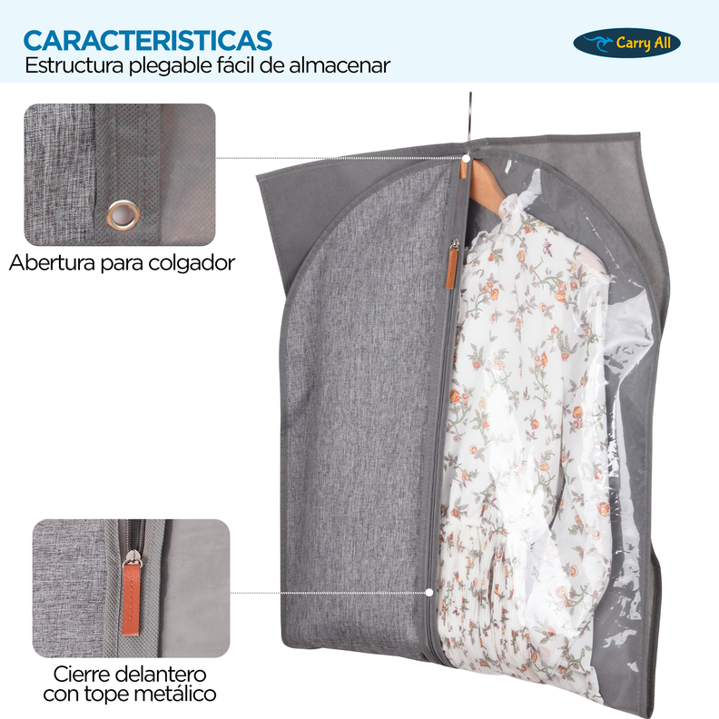 Cubre Traje Funda Ropa Vestidos Carry All® Dress Bag -2
