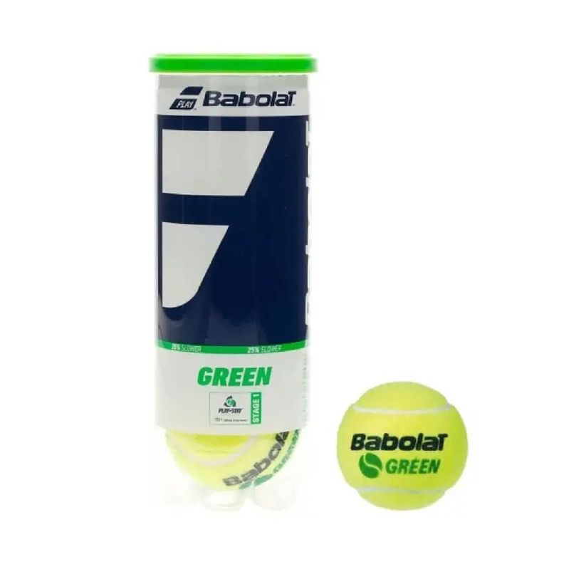 PELOTA DE TENIS BABOLAT GREEN X3-0