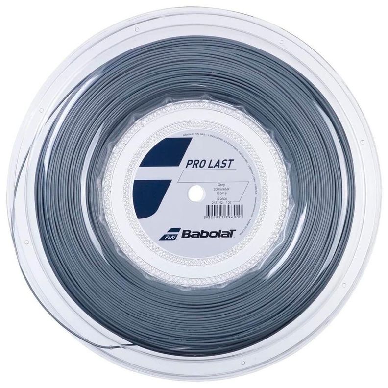 CUERDA TENIS BABOLAT PRO LAST 1.25 X 200 MTS - GRIS