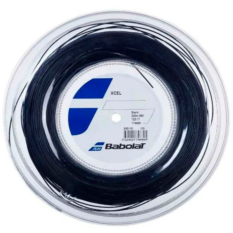 CUERDA TENIS BABOLAT XCEL 1.25 X 200 MTS (NEGRO)