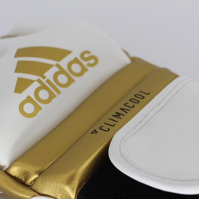Guantes De MMA Adidas Speed Blanco Dorado-2