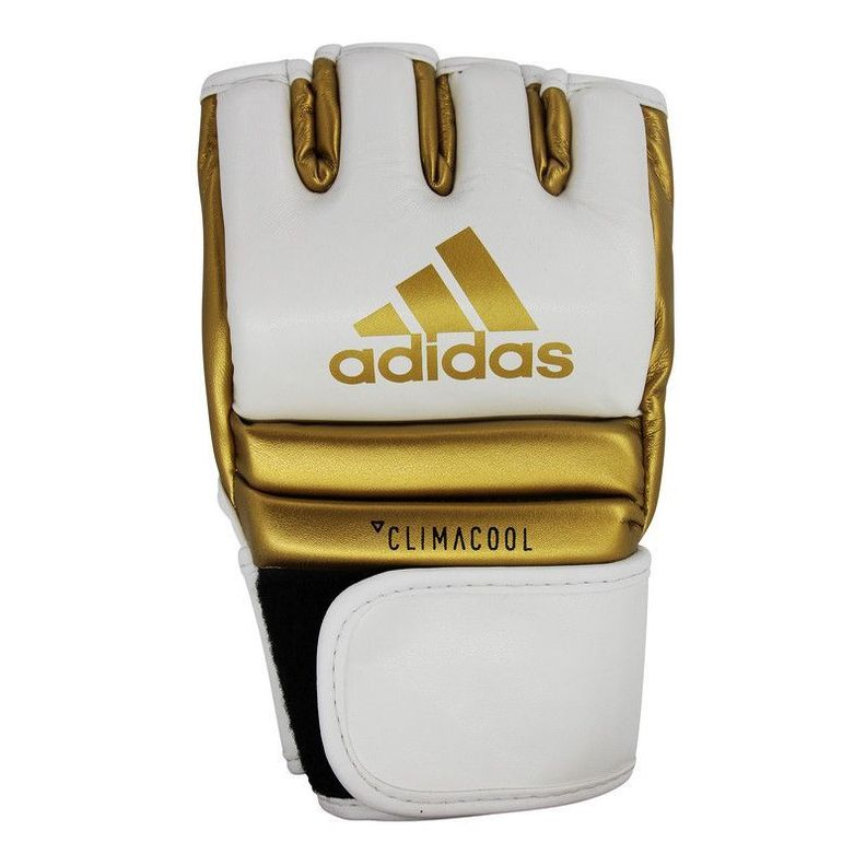 Guantes De MMA Adidas Speed Blanco Dorado-0