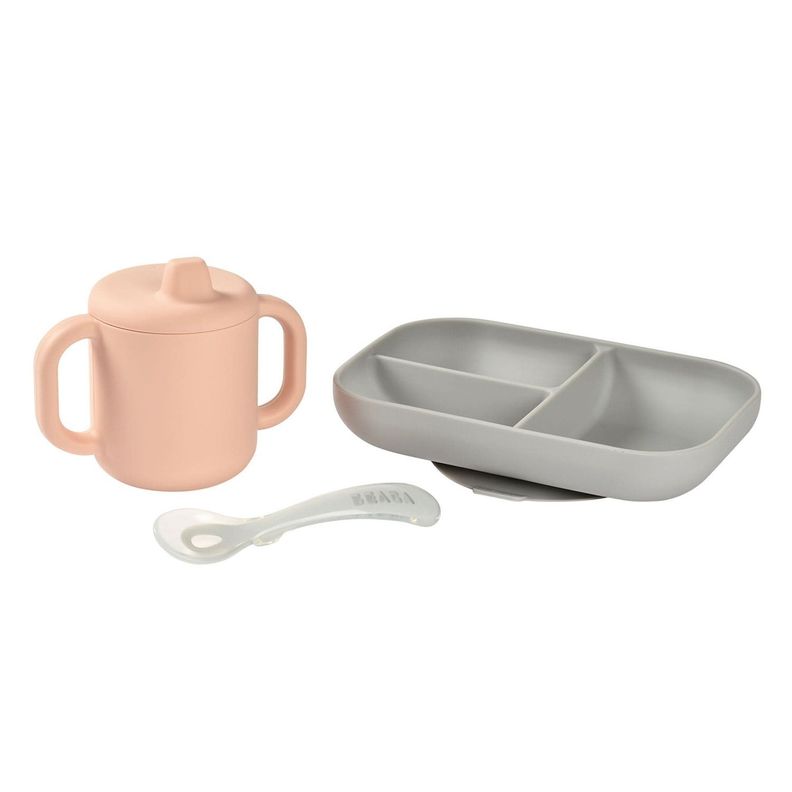 Plato y Vaso de Aprendizaje más Cuchara-0