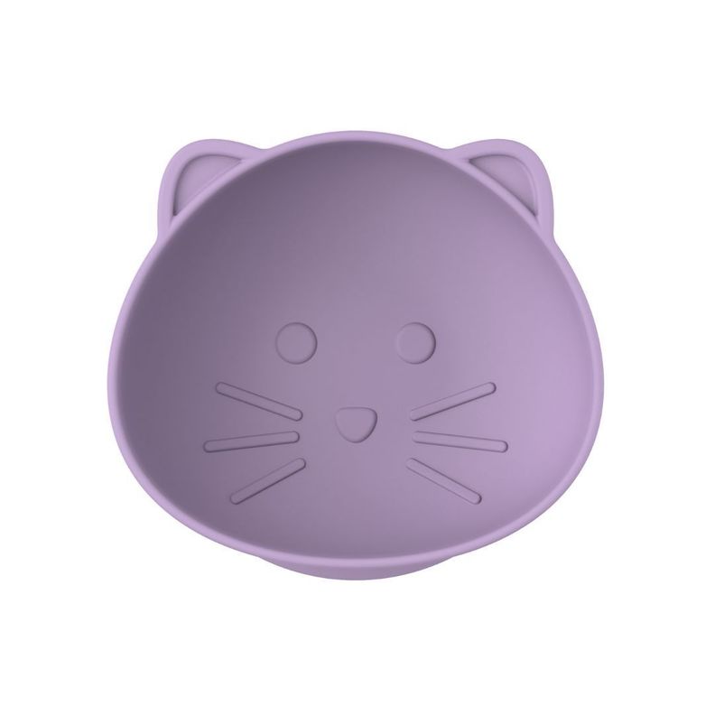 Pack De 2 Bowls De Silicona Con Succión Gato-2