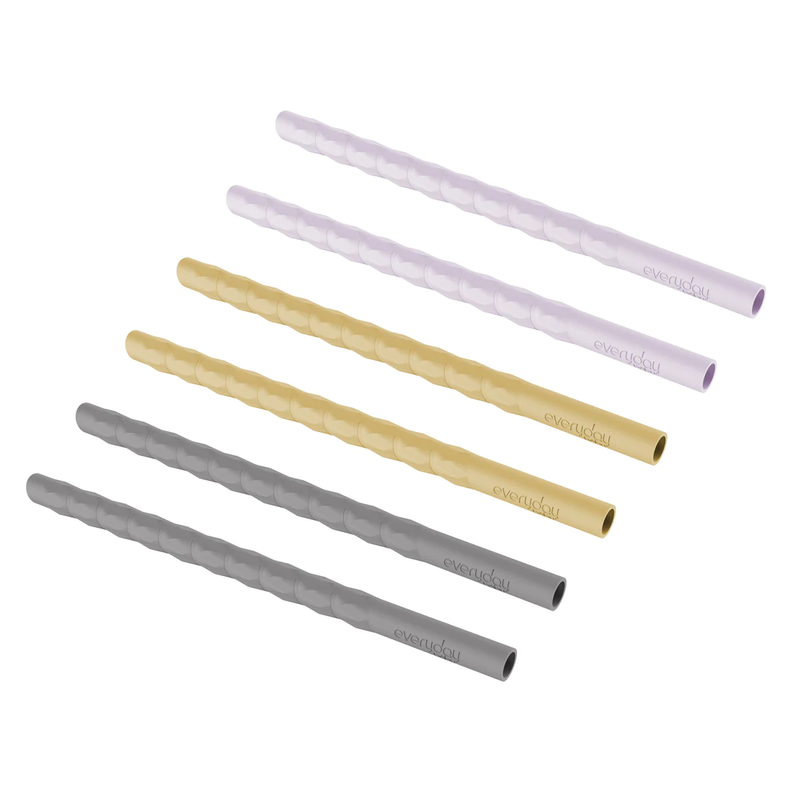Pack De 6 Bombillas De Silicona Surtido