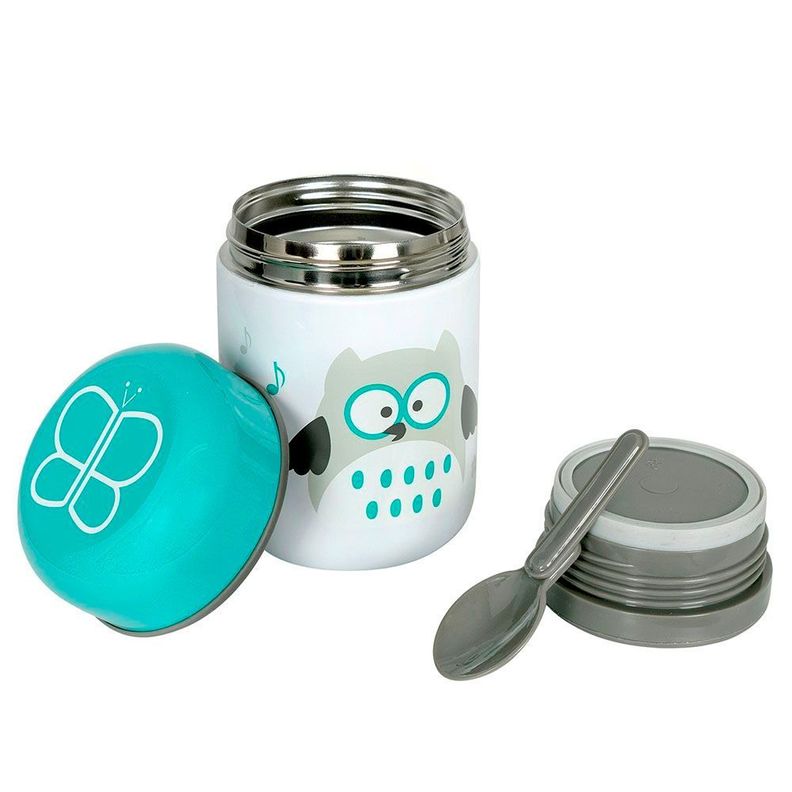 Termo De Comida Con Cuchara Foöd - Aqua-1