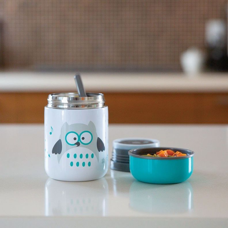 Termo De Comida Con Cuchara Foöd - Aqua-2
