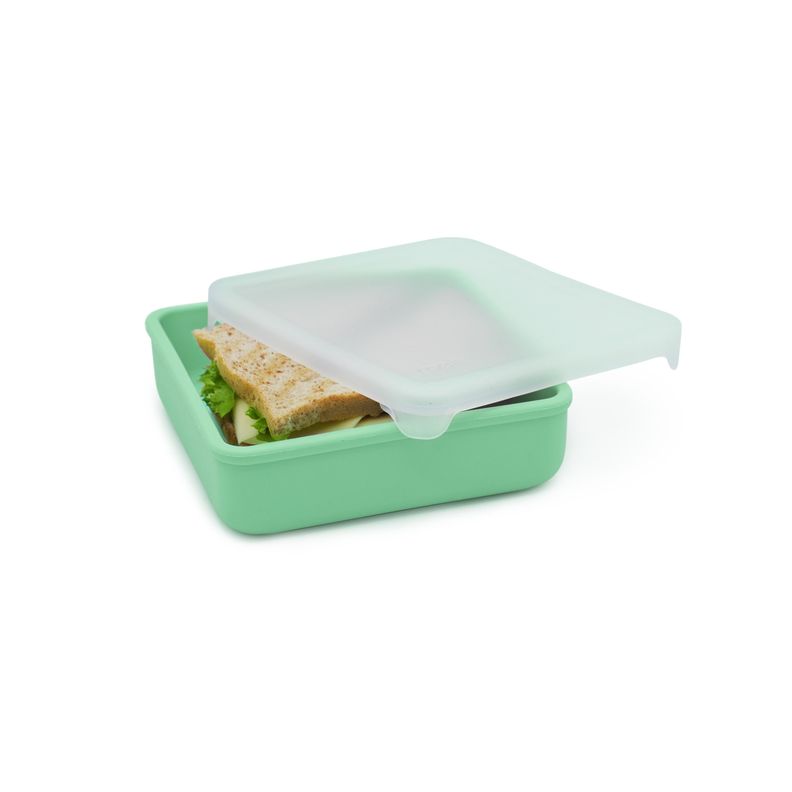 Contenedor De Silicona Para Sandwich Verde-0