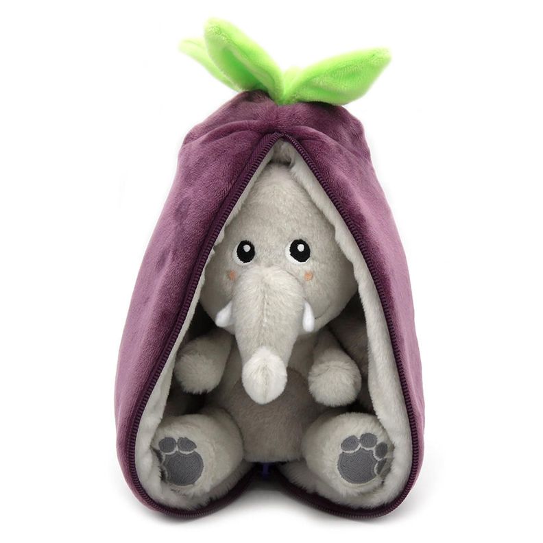 Peluche Velvet El Elefante Berenjena Purpura No requiere variantes por talla