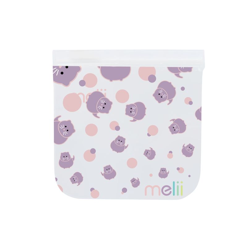 Pack de 4 Bolsas Reutilizables Para Snacks Gato-Unicornio-3