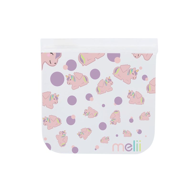 Pack de 4 Bolsas Reutilizables Para Snacks Gato-Unicornio-4