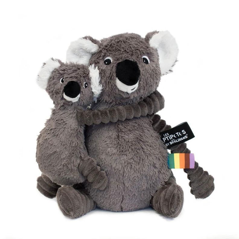 Peluche Koala Trankilou Mama Y Bebe - Gris