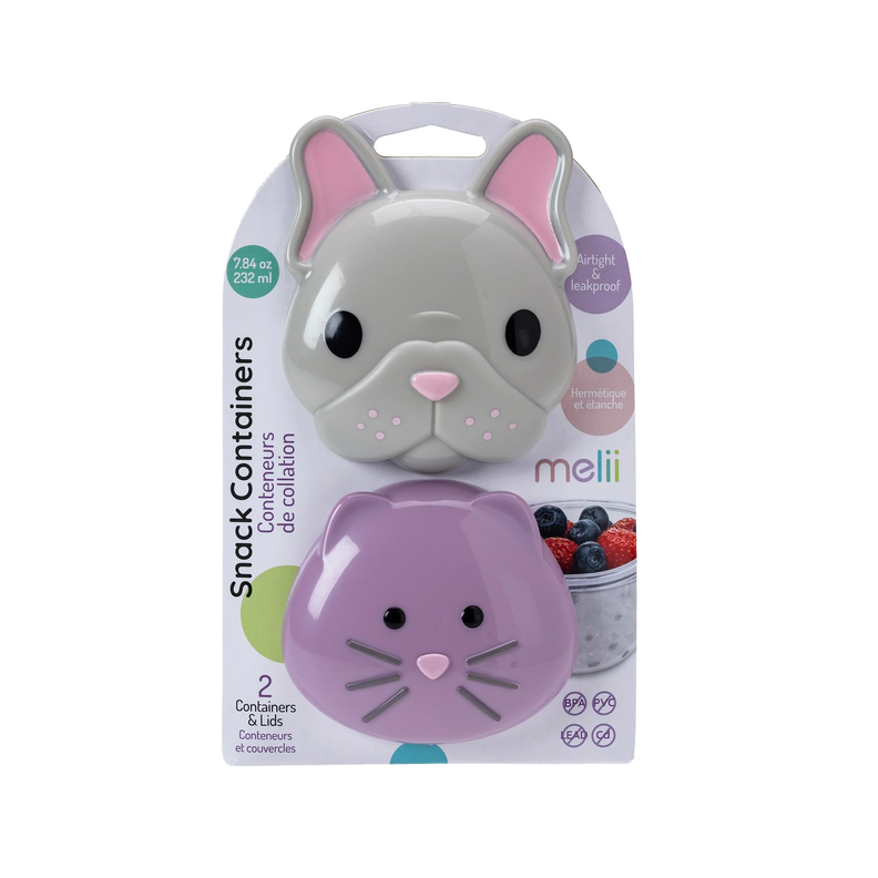 Pack De 2 Contenedores Para Snacks Bulldog-Gato-0