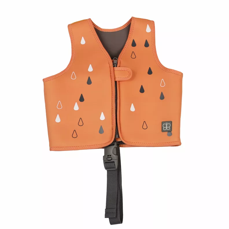 Chaleco De Natación Näj Naranjo Talla S-0
