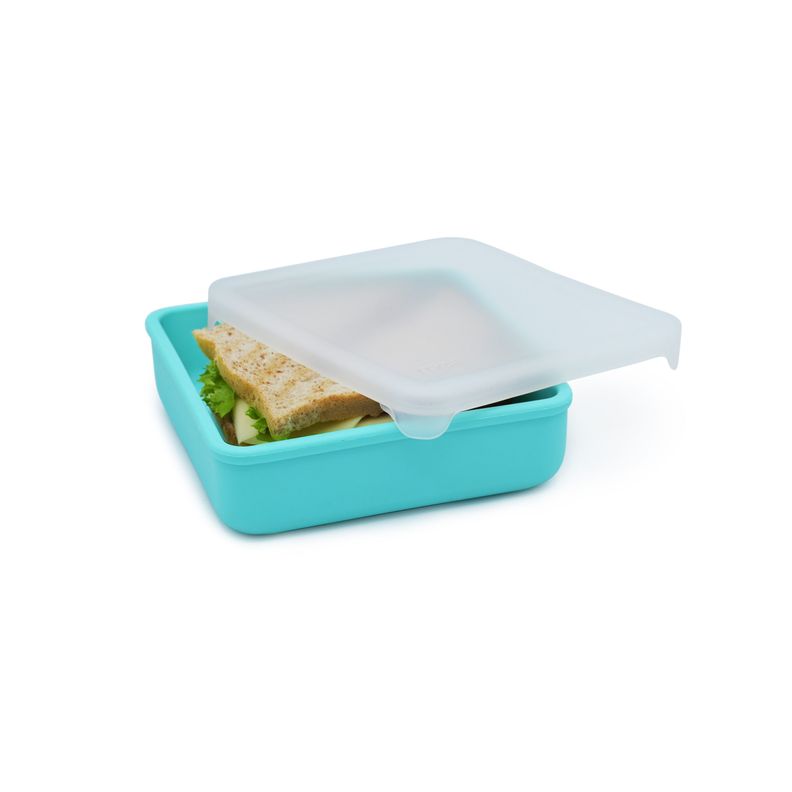 Contenedor De Silicona Para Sandwich Azul-0