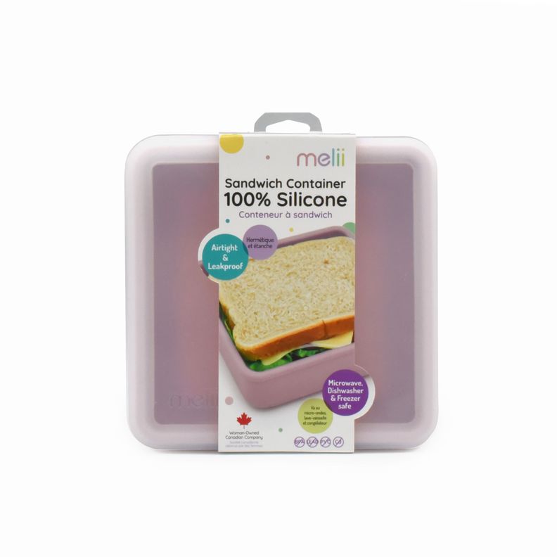Contenedor De Silicona Para Sandwich Rosado-3