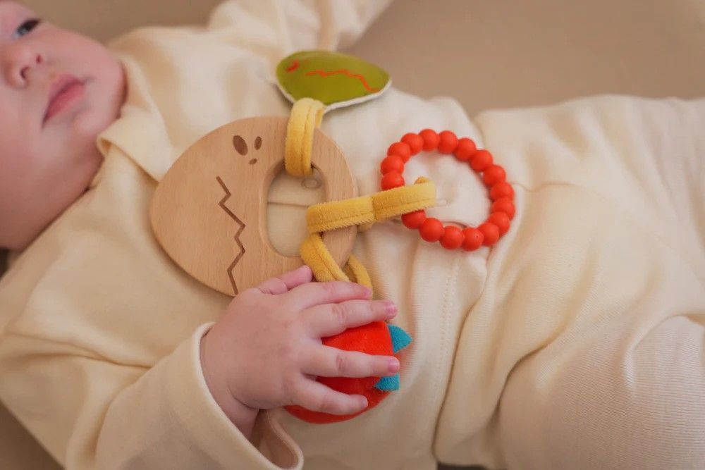 Sonajero de Madera - Dino-2