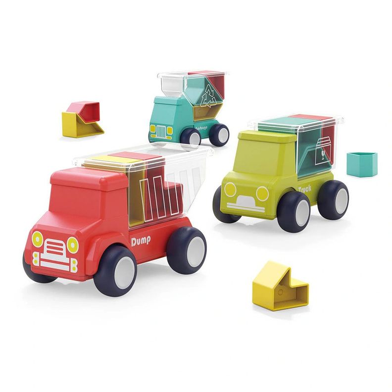 Juego Puzzle De Camiones Surtido
