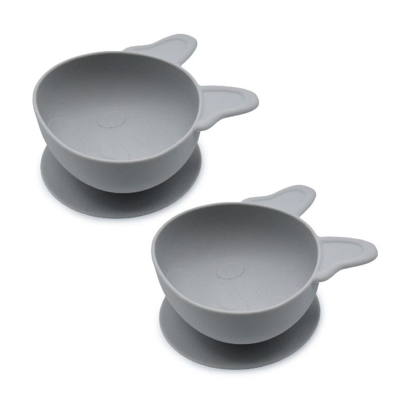 Pack De 2 Bowls De Silicona Con Succión Bulldog-0